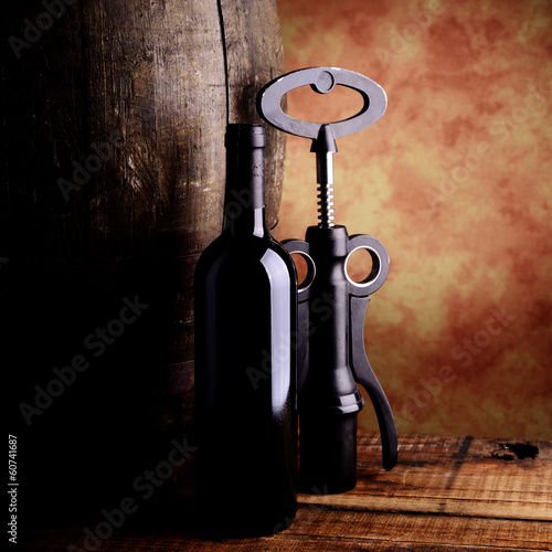 Board z aluminiowym obramowaniem Czerwone wino