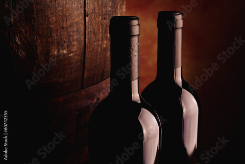 Board z aluminiowym obramowaniem Czerwone wino