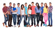 © Viorel Sima - happy group of young casual people standing together
