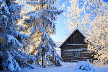 russian wood house