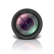 © La Gorda - Camera lens icon vector illustration