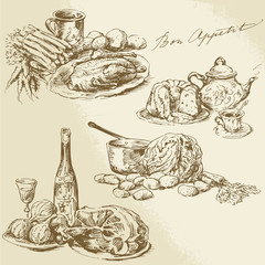 still life, food