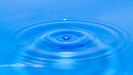  a drop of water. macro