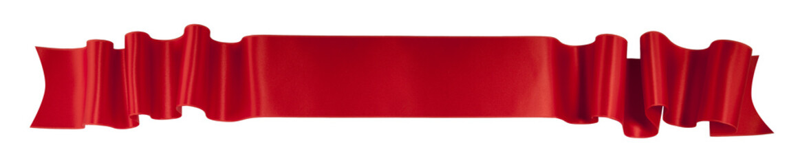 Wall Mural - red ribbon