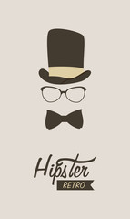 Sticker - hipster