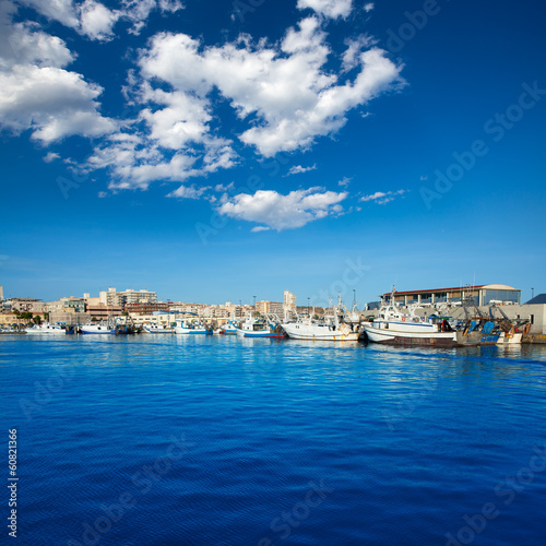 Plakat na papierze fotorealistycznym Port jachtowy santa pola w alicante w hiszpanii