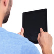 © Viorel Sima - man working on his tablet pad computer