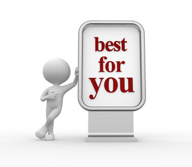 Poster - Best for you