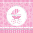 pink girl baby stroller
