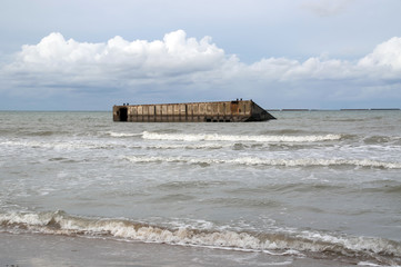 France, Arromanches en Normandie