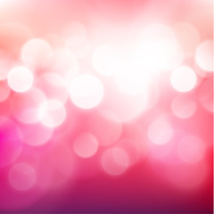 Wall Mural - Festive background with defocused lights