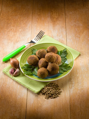 Poster - vegetarian lentils meatballs