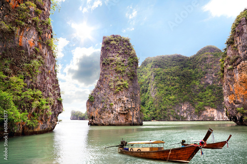 Nowoczesny obraz na płótnie Beautiful islands at ocean, Thailand