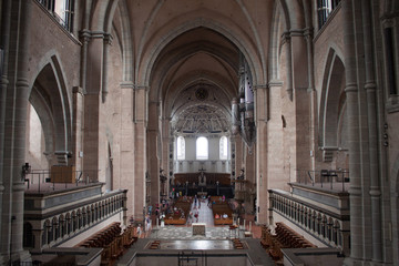 Interior of cathedral in Trier