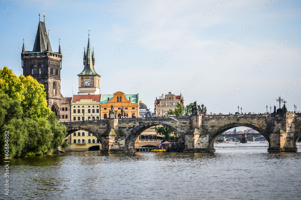 Obraz na płótnie Most Karola , Praga w salonie