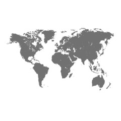  World map. Vector format