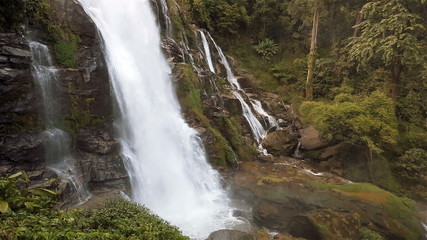 Wall Mural - wachirathan waterfall in thailand