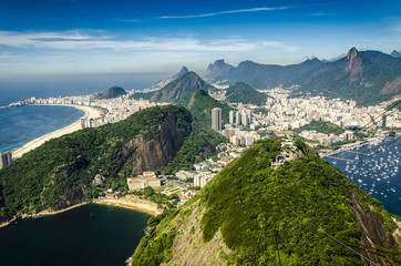 Fototapete - Blick vom Zuckerhut, Rio, Brasilien