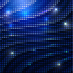 Wall Mural - abstract blue shiny background