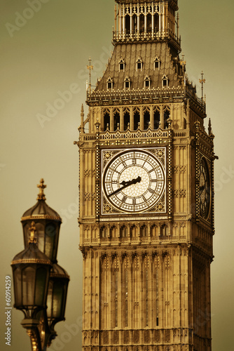 Naklejka samoprzylepna Zbliżenie big ben