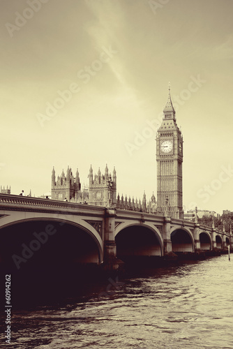Naklejka samoprzylepna Panoramę Londynu