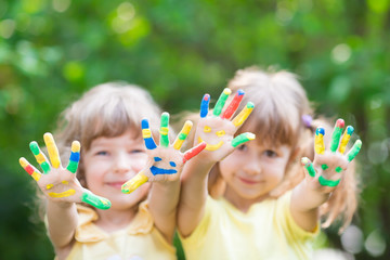 Canvas Print - Smiley hands