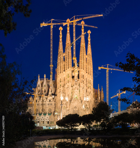 Fotoboard na płycie Barcelona, ​​Hiszpania