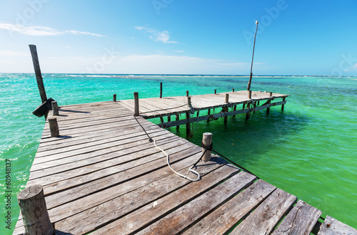 Plakat na papierze fotorealistycznym Tropikalna plaża
