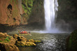 © miladrumeva - Boat under Ouzoud waterfall, Morocco