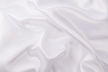 Wall Mural - White silk fabric background