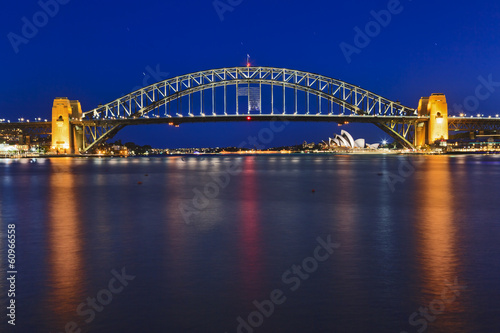 Obraz na płótnie canvas trzyczęściowy "tryptyk" Sy blues bridge side set
