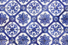 Traditional Portugese Tile (azulejos), Lisbon, Europe