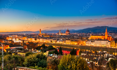 Plakat na papierze fotorealistycznym Florencja,