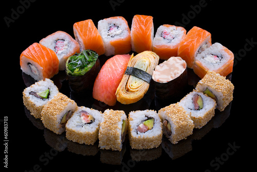 Tapeta ścienna Zestaw sushi