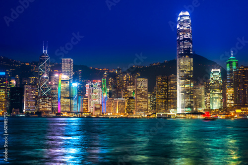 Naklejka samoprzylepna Hongkong.
