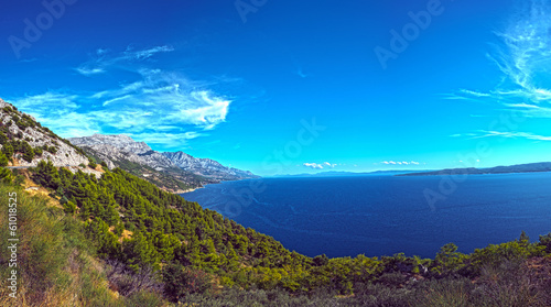 Plakat na papierze fotorealistycznym Riwiera makarska