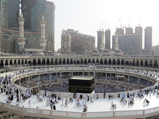 Fototapete - Journey to Hajj in Mecca 2013