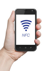 Canvas Print - NFC near field communication