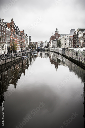 Fotoboard na płycie Kanały w Amsterdamie