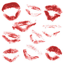 Vector Red Lips