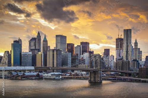 Naklejka na szafę New York City Skyline