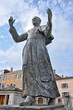 Lyon, estatua de Juan Pablo II, papas católicos, beatos