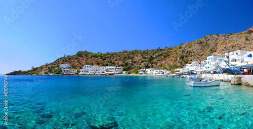 Fotoboard na płycie Grecka wioska loutro, kreta