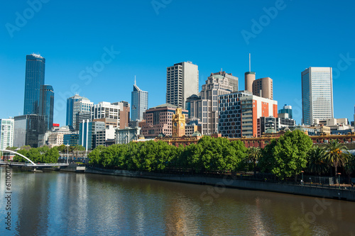 Obraz na płótnie canvas Panoramę melbourne