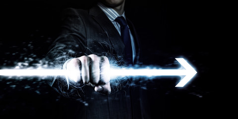 Wall Mural - power in hands