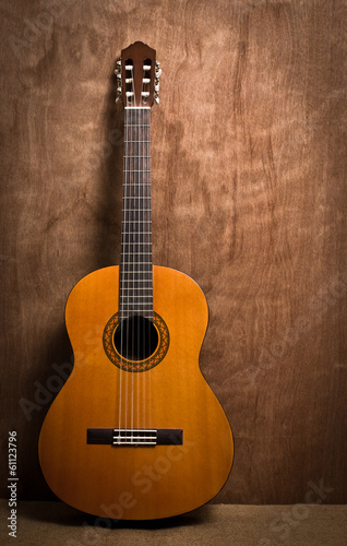 Obraz na płótnie canvas dwuczęściowy "dyptyk" Gitara klasyczna