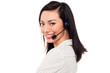© stockyimages - Smiling attractive call center executive