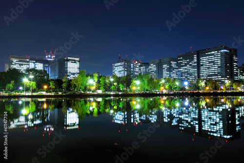 Tapeta ścienna Tokyo - dzielnica finansowa