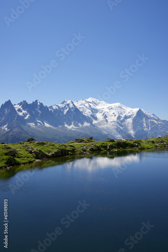 Board z aluminiowym obramowaniem Mont blanc