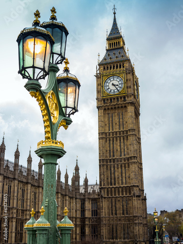 Naklejka - mata magnetyczna na lodówkę Big Ben